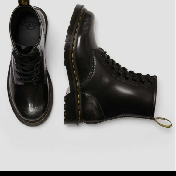 Dr. Martens Black Silver Arcadia Boots - Picture 7 of 16